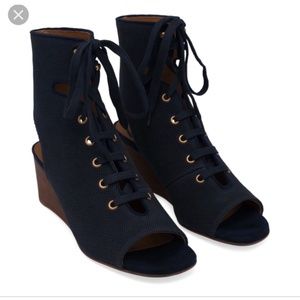 Chloé Canvas Gladiator Sandas